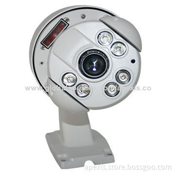 HD Uniform Speed Dome CCTV IP Camera with Power LED for Long Distance Infrared Night Viewing